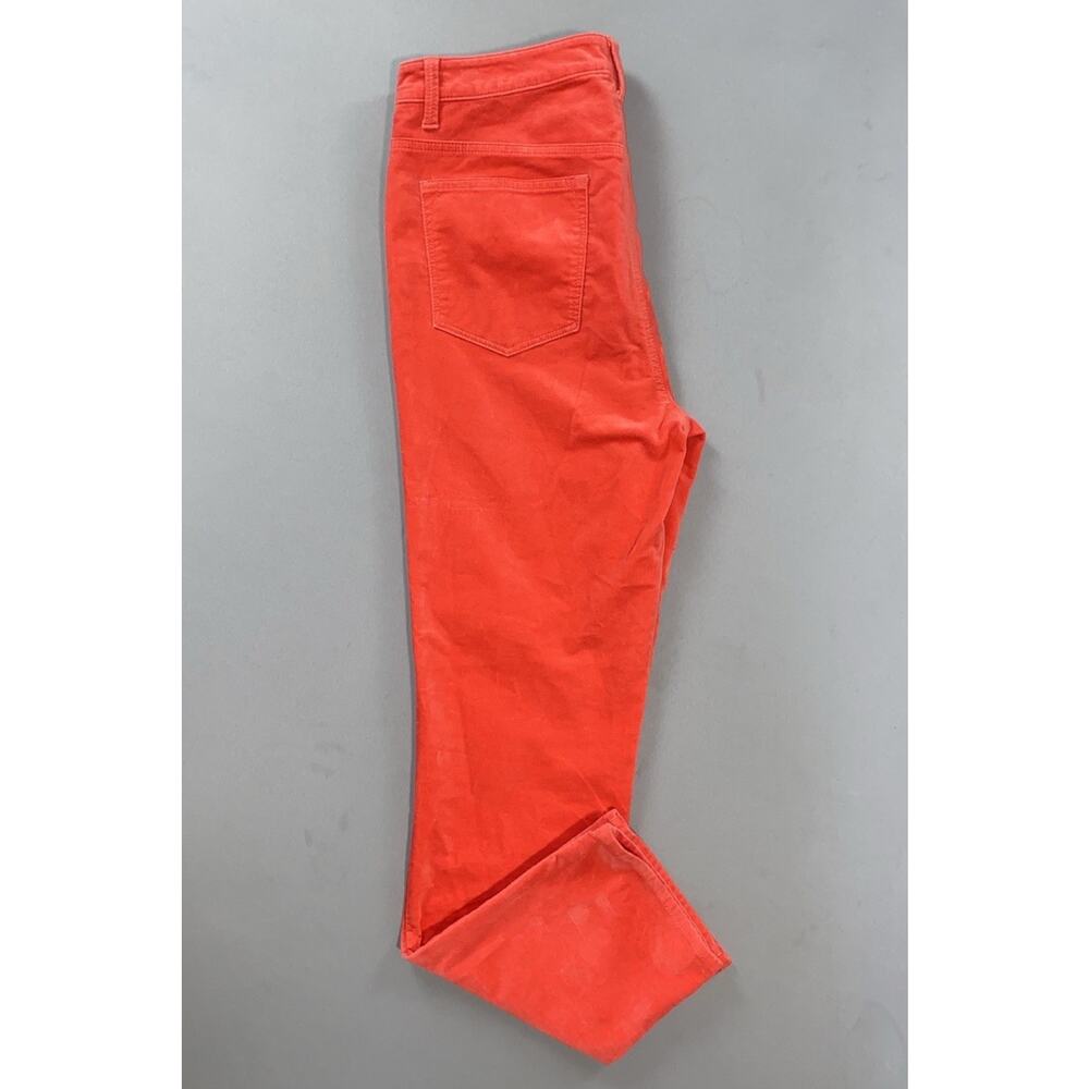 Talbots Women's Velveteen Straight Leg 5-Pocket Pants, Jeans. Red, Size 10. EUC! - Picture 3 of 9